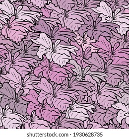 seamless pattern with pink flowers. petunia. hibiscus. plumeria. orchids. Print for fabric, packaging, towel design, bed linen. grandmother's style .retro. I love a garden, a vegetable garden. vector 