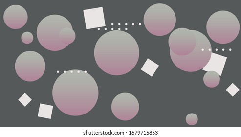Seamless pattern with pink gradient circles. 4k geometric wallpaper background for web sites posters and presentations.