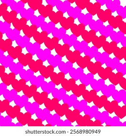 Seamless pattern with pink hearts. Beautiful heart background for valentine festival. Backdrop wallpaper concept. Geometry shape abstract tie-dye wallpaper. Print and screen paper.