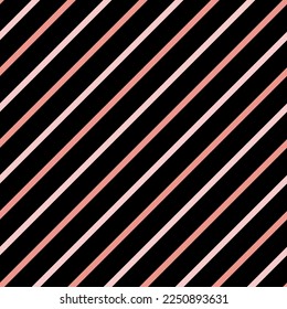 Seamless pattern with pink oblique stripes and black background