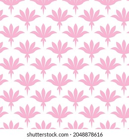 Seamless pattern. Pink ornament vector