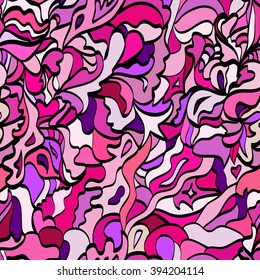 Seamless pattern in pink purple  & magenta color.
