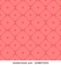 Patrón sin soldadura: iconos de rhombus rosa 