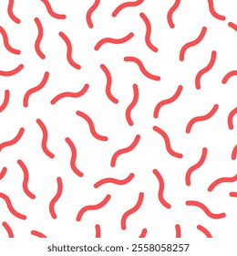 Seamless pattern with pink short lines