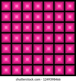 Seamless Pattern Pink Square