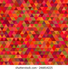 seamless pattern of pink triangles and other color