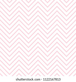 Seamless pattern of pink zigzag images. Illustration for girls at a baby shower party. Background for greeting or invitation cards.