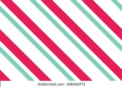 Seamless pattern. Pink-red stripes on white background. Striped diagonal pattern for printing on fabric, paper, wrapping, scrapbooking, websites Background with slanted lines Vector illustration