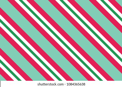 Seamless pattern. Pink-red stripes on white background. Striped diagonal pattern for printing on fabric, paper, wrapping, scrapbooking, websites Background with slanted lines Vector illustration