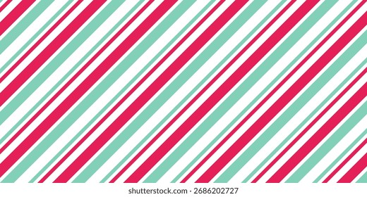 Seamless pattern. Pink-red stripes on white background. Striped diagonal pattern for printing on fabric, paper, wrapping, scrapbooking, websites Background with slanted lines Vector illustration 