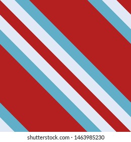 Seamless pattern. Pink-red-blue stripes on white background Striped diagonal pattern for printing on fabric, paper, wrapping, scrapbooking, websites Background with slanted lines Vector illustration 