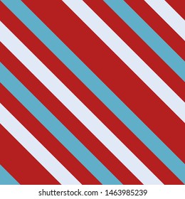 Seamless pattern. Pink-red-blue stripes on white background Striped diagonal pattern for printing on fabric, paper, wrapping, scrapbooking, websites Background with slanted lines Vector illustration 