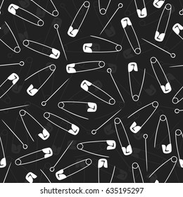 Seamless pattern with pins