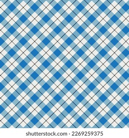 Seamless pattern of plaid. check fabric texture. striped textile print.Checkered gingham fabric seamless pattern. Vector seamless pattern.