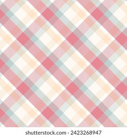 Seamless pattern of plaid. check fabric texture. striped textile print.Checkered gingham fabric seamless pattern. Vector seamless pattern.