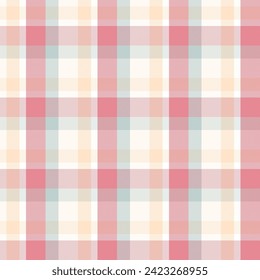Seamless pattern of plaid. check fabric texture. striped textile print.Checkered gingham fabric seamless pattern. Vector seamless pattern.