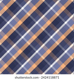 Seamless pattern of plaid. check fabric texture. striped textile print.Checkered gingham fabric seamless pattern. Vector seamless pattern.