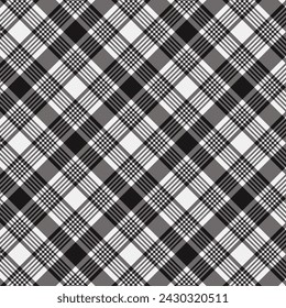 Seamless pattern of plaid. check fabric texture. striped textile print.Checkered gingham fabric seamless pattern. Vector seamless pattern.