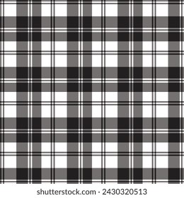 Seamless pattern of plaid. check fabric texture. striped textile print.Checkered gingham fabric seamless pattern. Vector seamless pattern.