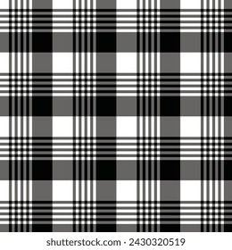 Seamless pattern of plaid. check fabric texture. striped textile print.Checkered gingham fabric seamless pattern. Vector seamless pattern.
