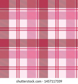 Seamless pattern plaid pink pastel. Square grid pattern background for fabric or wallpaper.surface texture scottish.