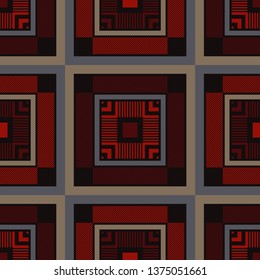 Seamless pattern with plaid texture. Tartan. Scottish, English fabric. Vector illustration. Can be used for wallpaper, textile, invitation card, wrapping, web page background.