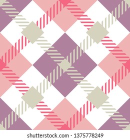 Seamless pattern with plaid texture. Tartan. Scottish, English fabric. Vector illustration. Can be used for wallpaper, textile, invitation card, wrapping, web page background.