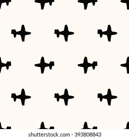 seamless pattern, plane art  background design for fabric and decor