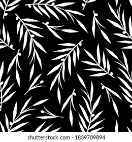seamless pattern with plant design