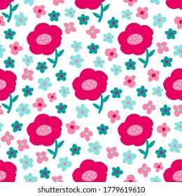 Resumen de flores de planta sin foco. Diseño original dibujado a mano. Ornamento para decoración casera, tela, textil.Ilustración vectorial.