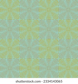 Seamless pattern. Plant motif. Khaki.