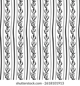 Seamless pattern plant ornament plants