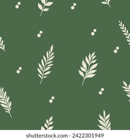 Nahtloses Muster. Pflanzen und Blumen. Stoff für Bettwäsche.