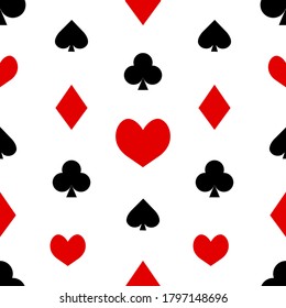 Un patrón impecable con juego de cartas. 