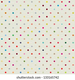 Seamless Pattern With Polka dot