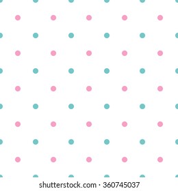 Seamless pattern with polka dot