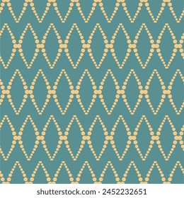 Seamless pattern with polka dot circles vector artistic print for textile paper decor wallpaper background endless creative art 