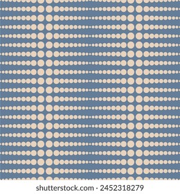 Seamless pattern with polka dot circles vector artistic print for textile paper decor wallpaper background endless creative art 