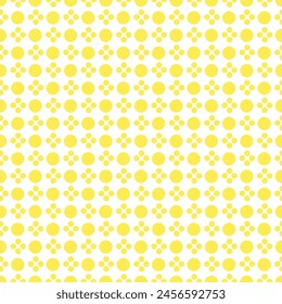 Seamless pattern with polka dot circles vector artistic print for textile paper decor wallpaper background endless creative art 
