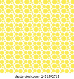 Seamless pattern with polka dot circles vector artistic print for textile paper decor wallpaper background endless creative art 