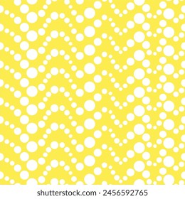Seamless pattern with polka dot circles vector artistic print for textile paper decor wallpaper background endless creative art 