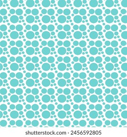 Seamless pattern with polka dot circles vector artistic print for textile paper decor wallpaper background endless creative art 
