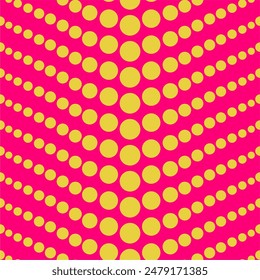 Seamless pattern with polka dot circles vector artistic print for textile paper decor wallpaper background endless creative art