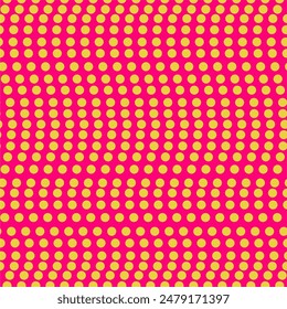 Seamless pattern with polka dot circles vector artistic print for textile paper decor wallpaper background endless creative art