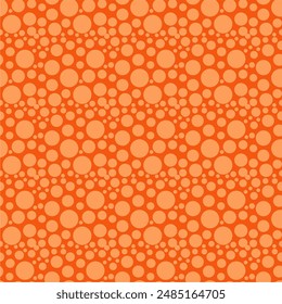 Seamless pattern with polka dot circles vector artistic print for textile paper decor wallpaper background endless creative art	
