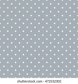 Seamless pattern with polka dot. Dotted background. Vector illustration.