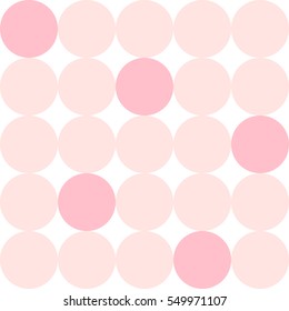 Seamless pattern with polka dot. Dotted background. Vector illustration.
