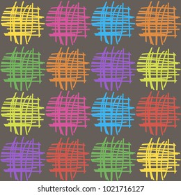 Seamless pattern, polka dot fabric, wallpaper, vector.
