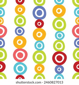Seamless pattern, polka dot fabric, wallpaper, vector. Cheerful polka dot vector seamless pattern. Can be used in textile industry, paper, background, scrapbooking.