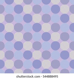 Seamless pattern. Polka dot fabric. Print. Repeating background. Cloth design, wallpaper.